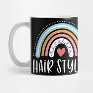Hair Stylist For Women Hairstylist Rainbow Mug